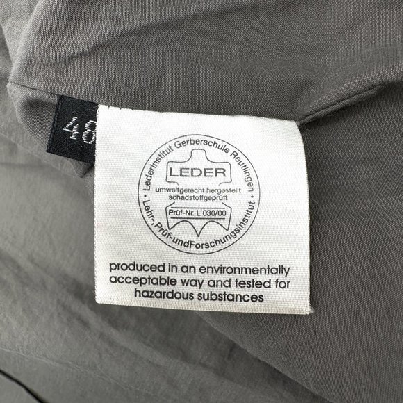 CHRIST Vintage Brown Zip Up Genuine Leather Flight Jacket sz 48 - Picture 12 of 13